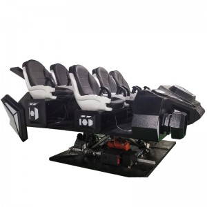 Nave espacial escura VR venda quente diversão experiência de realidade virtual assento 9Dvr cinema 6 assentos 9dvr para a família